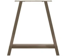 Valgomojo stalo kojelės, A formos, 2 vnt., 80x(72-73) cm, plienas