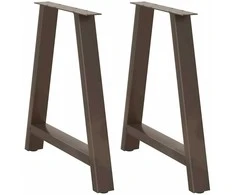 Valgomojo stalo kojelės, A formos, 2 vnt., 80x(72-73) cm, plienas