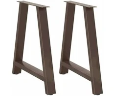 Valgomojo stalo kojelės, A formos, 2 vnt., 70x(72-73) cm, plienas