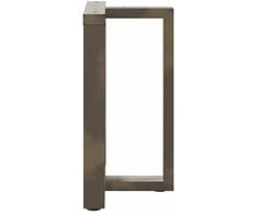 Valgomojo stalo kojelės, 2 vnt., juodos, 60x35x(72-73) cm, plienas