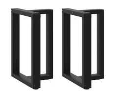Valgomojo stalo kojelės, T formos, 2 vnt., 50x35x(72-73) cm