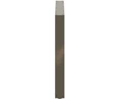 Valgomojo stalo kojelės, U formos, 3 vnt., natūralus plienas, 100 x (72-73) cm, plienas