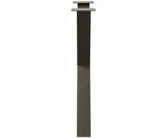 Valgomojo stalo kojos, X formos, 3 vnt., natūralus plienas, 70x(72-73) cm, plienas