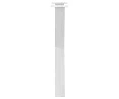 Valgomojo stalo kojos, 2 vnt., baltos, 60x(72-73) cm, plienas, X formos