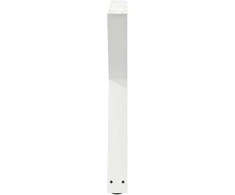 Valgomojo stalo kojos, 2 vnt., baltos, 80x(72-73,3) cm, plienas
