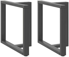 Valgomojo stalo kojelės, T formos, 2 vnt., 80x35x(72-73) cm