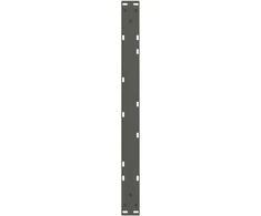 Kavos staliuko kojelės, V formos, 2 vnt., antracito spalvos, 70x(30-31,3) cm, plienas