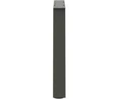 Kavos staliuko kojelės, V formos, 2 vnt., antracito spalvos, 70x(42-43,3) cm, plienas