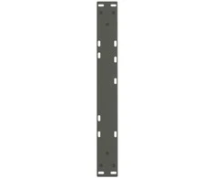 Kavos staliuko kojelės, V formos, 2 vnt., antracito spalvos, 60x(30-31,3) cm, plienas