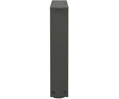 Kavos staliuko kojelės, V formos, 2 vnt., antracito spalvos, 30x(30-31,3) cm, plienas