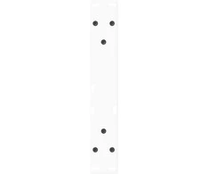 Kavos staliuko kojelės, V formos, 2 vnt., baltos, 30x(30-31,3) cm, plienas