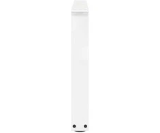Kavos staliuko kojelės, V formos, 2 vnt., baltos, 70x(42-43,3) cm, plienas