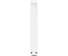 Kavos staliuko kojelės, V formos, 2 vnt., baltos, 38x(42-43,3) cm, plienas