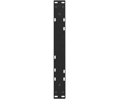 Kavos staliuko kojelės, V formos, 2 vnt., juodos, 60x(42-43,3) cm, plienas