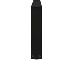 Kavos staliuko kojelės, V formos, 2 vnt., juodos, 70x(30-31,3) cm, plienas