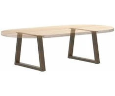 Kavos staliuko kojelės, V formos, 2 vnt., natūralus plienas, 50x(42-43,3) cm, plienas