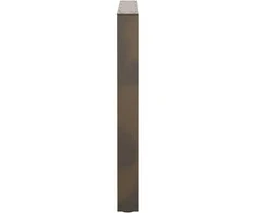 Valgomojo stalo kojelės, V formos, 3 vnt., natūralus plienas, 90x(72-73,3) cm, plienas