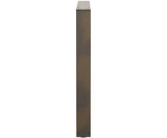Valgomojo stalo kojelės, V formos, 3 vnt., natūralus plienas, 80x(72-73,3) cm, plienas