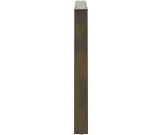 Valgomojo stalo kojelės, V formos, 3 vnt., natūralus plienas, 100 x (72-73,3) cm, plienas