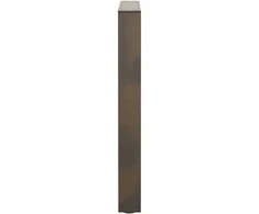 Valgomojo stalo kojelės, V formos, 3 vnt., natūralus plienas, 70x(72-73,3) cm, plienas