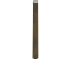 Valgomojo stalo kojelės, V formos, 3 vnt., natūralus plienas, 80x(72-73,3) cm, plienas