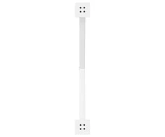 Valgomojo stalo kojos, 2 vnt., baltos, 90x(72-73) cm, plienas, X formos