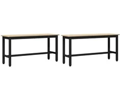 Valgomojo suolas 100 x 32,5 x 48,5 cm 2 vnt.