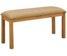 Valgomojo suolas 95 x 32 x 45 cm Kietas ąžuolo medis Smėlio