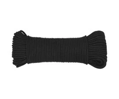 Valties virvė, visiškai juoda, 5mm, 100m, polipropilenas