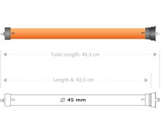 Vamzdiniai varikliai, 8vnt., 10 Nm