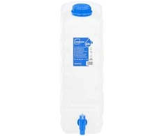 Vandens talpa su čiaupu, skaidri, 20l, plastikas