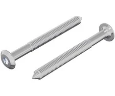 Varžtas 2 pcs Sidabro M6 x 60 mm Plienas