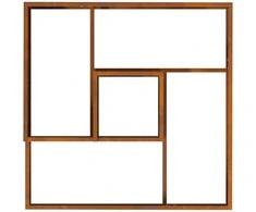 Sodo vazonas Ruda 80 x 80 x 50 cm