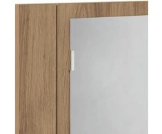 Veidrodinė LED vonios spintelė, artisano, 60x12x45cm, mediena