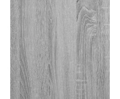 Veidrodinė LED vonios spintelė, pilka, 60x12x45cm, mediena