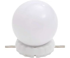 Veidrodinė spintelė su LED apšvietimu, 76x15x55cm, mediena