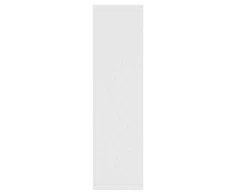 Veidrodinė spintelė su LED apšvietimu, balta, 76x15x55cm
