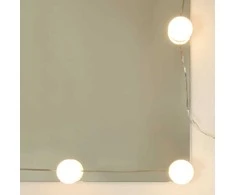 Veidrodinė spintelė su LED, dūminio ąžuolo, 90x31,5x62cm