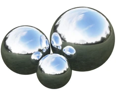 Veidrodinis kamuolys 3 pcs Ø 20 cm Nerūdijantis plienas 201