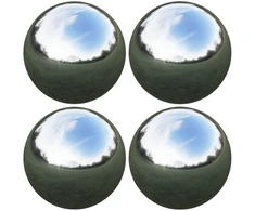 Veidrodinis kamuolys 4 pcs Ø 10,5 cm Nerūdijantis plienas 201