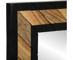 Sieninis veidrodis Stačiakampio Juoda ir Ruda 50 x 2 x 90 cm