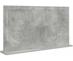 Kosmetinis veidrodis Stačiakampio Betono pilka 100 x 55 x 18 cm