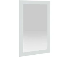 vidaxl Veidrodis FAUSKE Balta 43 x 3,5 x 77 cm Stačiakampio