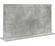 Kosmetinis veidrodis Stačiakampio Betono pilka 80 x 45 x 18 cm