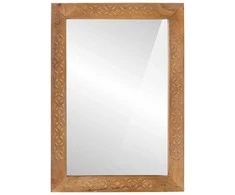 sieninis veidrodis 70 x 50 cm Apdirbta mediena ir stiklas