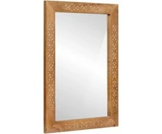 sieninis veidrodis 70 x 50 cm Apdirbta mediena ir stiklas