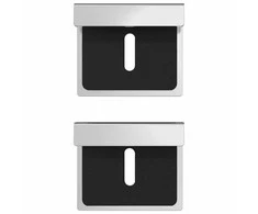 Veidrodžio laikiklis 2 pcs Nikelio 35 x 30 x 8,3 mm Plienas