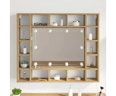 Veidrodžių šviestuvai 2 pcs Balta 4.5 x 4.5 x 4.8 cm Plastmasė