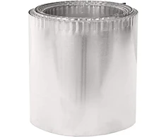 vidaxl Vejo kraštas 10 m x 25 cm Galvanizuotas plienas Sidabrinė