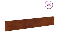Vejo kraštas 10 pcs 100 x 18 cm Plienas Rūdijanti